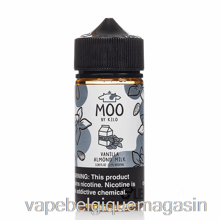 Vape Juice Vanille Lait D'amande - E-liquides Moo - 100ml 3mg